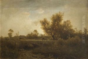 Landscape With Staffage by Zygmunt Sidorowicz