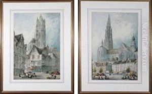 "antwerp Cathedral From The South Side" by Paul Braddon