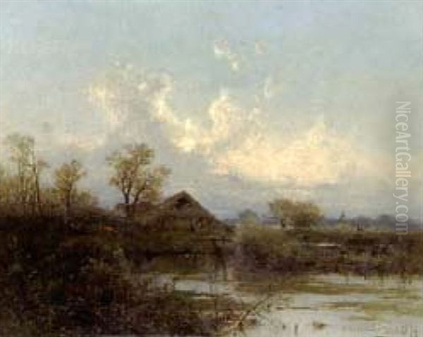 Moorlandschaft Mit Hutte - view 1
