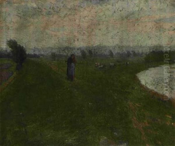 Deichmotiv Bei Finkenwarder - view 1