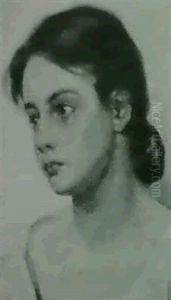 Head Of A Girl by Edward Selmar Siebert