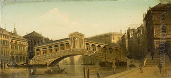 View Of Ponte Di Rialto In Venice - view 1