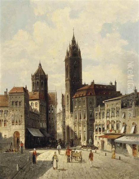 A Capriccio View Of Rathausplatz, Laufenburg - view 1