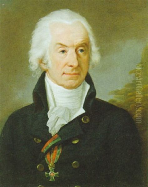 Portrait Franz Anton Edler Von Zeiller, Kaiserlich Und Koniglicher Hofrat Mit Dem Ungarischen Stephansorden - view 1