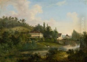 Die Munchensteiner Birsebene Mit Blick Auf Fluss Und Bruckgut Die Munchensteiner Birsebene Mit Blick Auf Fluss Und Bruckgut