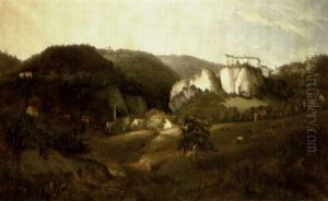 Schloss Burg Im Leimental by Johann Jakob Siegmund