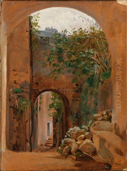 A Passage Through An Italian City - view 1