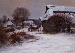 Bauernschaft Bei Wilhelmshaven Im Winter Bauernschaft Bei Wilhelmshaven Im Winter