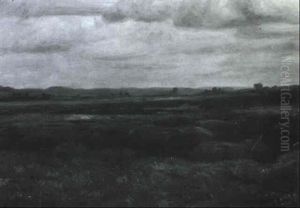 Weite Heidelandschaft by Georg Siehl-Freystett