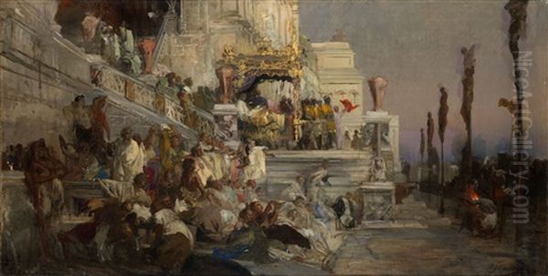Leading Light Of Christianity. Nero"s Torches - view 1