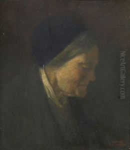 Portrait Of A Woman by Ferdinand Carl Sierig