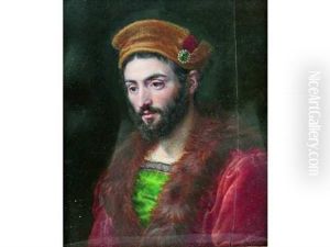 Portrait D'un Juif Polonais En Buste Tourne Vers La Gauche