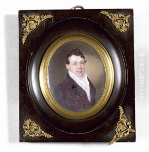 Portrait D'homme A La Redingote De Velours