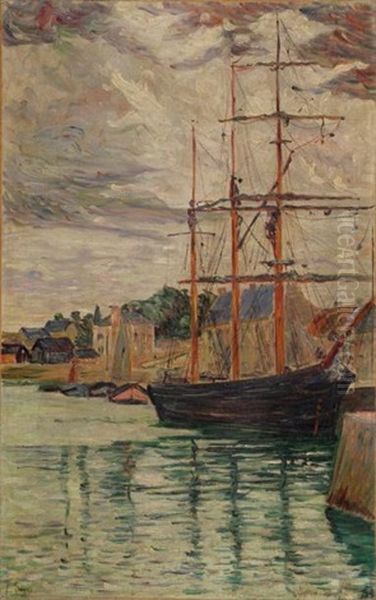 Voilier A Quai, Port-en-bessin - view 1
