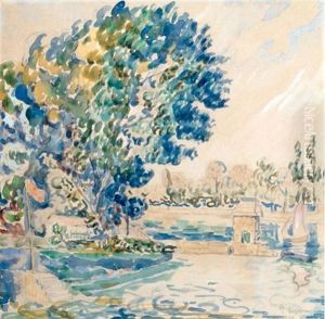 Banks Of Seine by Paul Signac