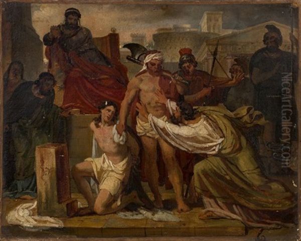Pythias Et Damon Chez Denys Le Tyran - view 1