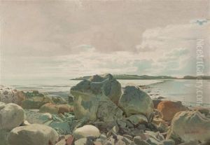 Rocky Shoreline by William Bradford