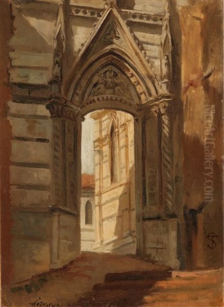 The Cathedral At Siena - view 1