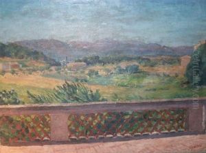 Paysage Provencal (+ Paysage De Nuit A La Balustrade, Lrgr; 2 Works) by Edmond Sigrist