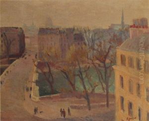 Pont Louis Philippe, Paris by Edmond Sigrist