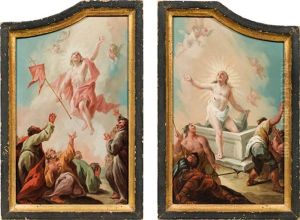 Resurrection & Ascension (a Pair) by Franz Sigrist