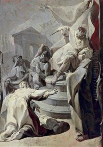 Das Urteil Salomons by Franz Sigrist