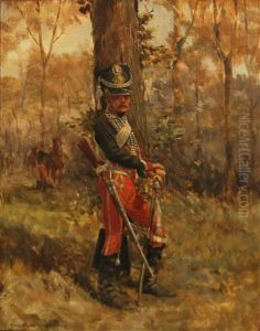A Hussar Of The First Empire by Guido Sigriste