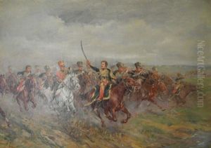 Le General Lassalle Chargeant A Wagram Le General Lassalle Chargeant A Wagram