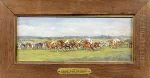 Longchamp, Grand Prix De Paris, Le Dernier Tournant by Guido Sigriste