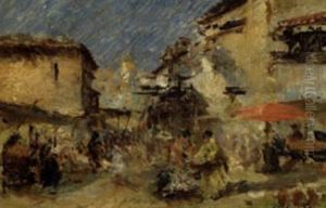 Scene De Marche by Guido Sigriste