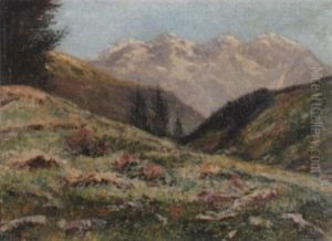 Alplandschaft by Rolf Sigurd