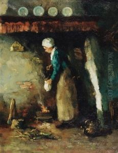 Preparing Tea by Gijsbertus Jan Sijthoff