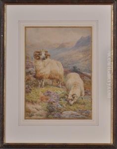 Two Depictions Of Mountains by Basil Bradley