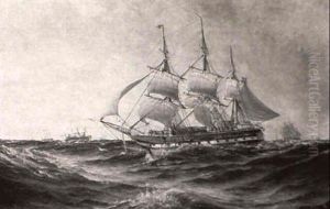 Clipper Ship by Herman Gustav af Sillen