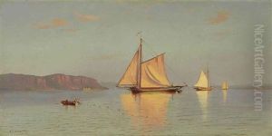 View On The Hudson by Francis Augustus Silva