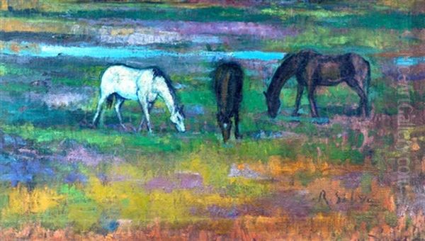 Paisaje Con Caballos - view 1