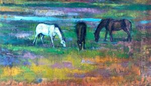Paisaje Con Caballos Paisaje Con Caballos