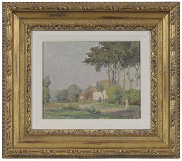 Southern Pines In A Georgia Landscape by William Posey Silva