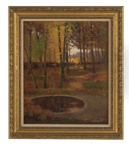 A Quiet Pond In The Park