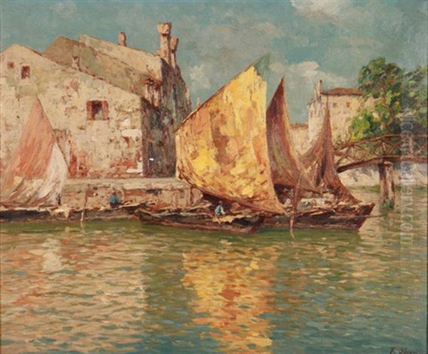 Boats On The Rio Pallada - view 1