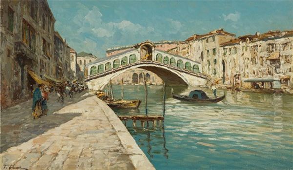 Blick Auf Die Rialtobrucke In Venedig - view 1