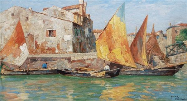Fishing Boats In Rio Pallada - Giudecca - view 1
