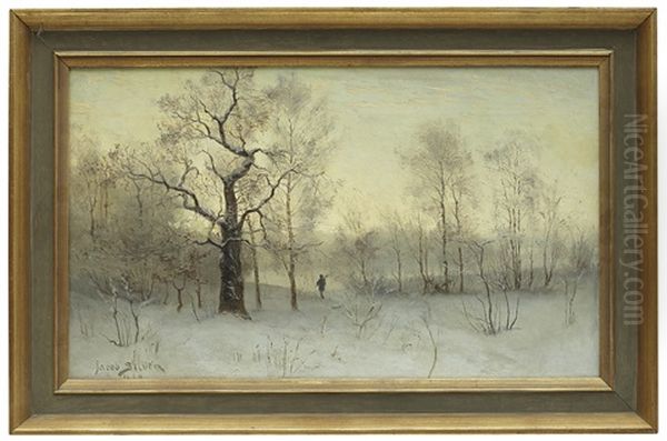 Vandrare I Vinterlandskap - view 1