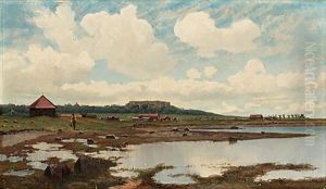 Borgholms Slottsruin by Jacob Silven