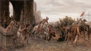 Scena Romana by Edmond Pierre Henri Adolphe Silvestre du Perron