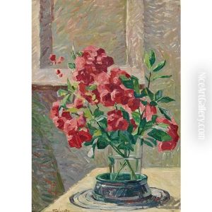 Blumenstillleben by Albert Henri Louis Silvestre