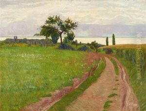 Landschaft Am Genfersee by Albert Henri Louis Silvestre