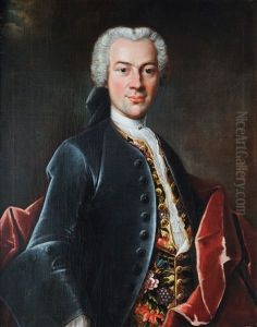 Portrait Of Friedrich Philipp Lingke by Louis de Silvestre