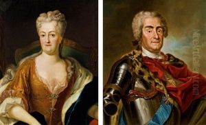 Friedrich August I. Von Sachsen, Genannt August Der Starke (+ Christiane Eberhardine Von Brandenburg-bayreuth; Pair)