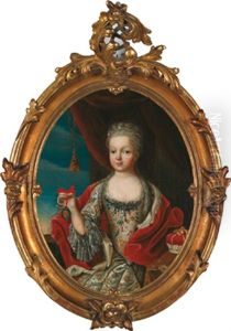 Portrait Der Maria Josepha Von Habsburg, Erzherzogin Von Osterreich, Kurprinzessin Von Sachsen Und Spatere Konigin Von Polen by Louis de Silvestre